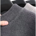 thumbnail image 6 of Women's Oversized Pullover Sweatshirt, Long Sleeve Fleece Lined Crewneck, Loose Fit Warm Casual Top, Plus Size Streetwear Sweatshirt Dark Gray XXXXL, 6 of 9