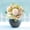 B, variant on WMTOKK Artificial Silk Rose Bouquet Realistic Fake Flower Arrangement for Wedding Valentines Home Table Centerpiece Vase Decoration (Style F)