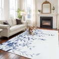 thumbnail image 3 of Rectangle Area Rug 6x9ft,Gradient Farm Eucalyptus Leaves Washable Carpet Non-Slip Runner Accent Rugs Indoor Floor Mat for Bedroom Living Room Decor,Retro Country Botanical, 3 of 9