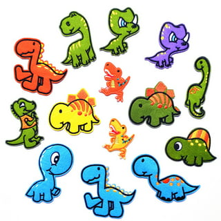  Dinosaur Horse Embroidery Patches Iron On Patches for Clothing,  Sticker Cute Patches, Sew On Patch, Parches para Ropa : Everything Else