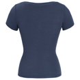 thumbnail image 5 of Womens Summer Short Sleeve Tops 1986 Print Button Down Fashion Y2K Tees Casual Henley Neck Basic Oversized T Shirts Spring 2026, 5 of 5
