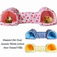 thumbnail image 2 of Guinea Pig Baby Hidden Tunnel Bed - Washable Polyester Small Animal House/Cave All-Season Comfort for Rabbits, Ferrets, Hamsters Pet Game & Rest Space, 2 of 7