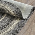 thumbnail image 2 of VHC Brands Sawyer Mill Black White Jute Rug Oval w/Pad 27x48, 2 of 6
