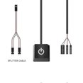 thumbnail image 2 of Portable On/off Pc Power Button Switch Cable Desktop Computer Switches Extension Cord 400cm Blue Li, 2 of 5