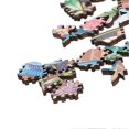 thumbnail image 4 of 100 Piece Wooden Animal Jigsaw Puzzle Round Shaped Educational Hand Eye Coordination 3D Birds Basswood Puzzle, 4 of 4