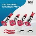 thumbnail image 3 of BFO Coilovers 24 Way Damper Shocks Struts Kit for Honda Prelude 1992-2001, 3 of 8