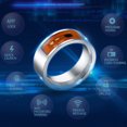 thumbnail image 4 of Flmtop 2PCS NFC Smart Magic Stainless Steel Wearable Fashion Finger Ring for Mobile Phone, 4 of 10
