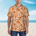 thumbnail image 4 of Goofa Squirrel And Mushroom Hawaiian Shirt for Men, Unisex Summer Beach Casual Short Sleeve Button Down Shirts,Aloha Tropical Floral print shirt-3X-Large, 4 of 9