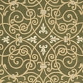 thumbnail image 5 of SAFAVIEH Chelsea Aragon Geometric Borders Wool Area Rug, Light Green, 8' x 8' Round, 5 of 6