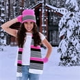 thumbnail image 5 of Swak Girls Hat,Scarf & Glove Set-Kids Cold Weather Winter Accessories-Childrens 3 Pc Beanie Set-Big Girls Hat Scarves & Glove, 5 of 5