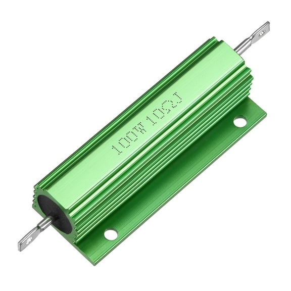 Aluminum Case Resistor 100W 10 Ohm Wirewound Green for LED Converter