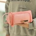 thumbnail image 3 of Nice Choice Big Capacity Pencil Case,Corduroy Pouch Pen Case,Simple Stationery Bag, College Office Organizer for Adults (Pink), 3 of 6