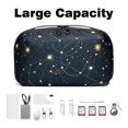 thumbnail image 3 of Constellation Waterproof Oxford Cloth Storage Pouch Cable Organizer Cord Organizer Travel Small Bag 5.9x9.44x3.14 in, 3 of 6