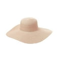 thumbnail image 2 of Lroveb Sun Hats for Women Summer Solid Color Fashion Rhinestone14Cm Oversized Hat Ladies Beach Travel Foldable Floppy Hat, 2 of 3