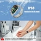 thumbnail image 4 of Reloj Deportivo Inteligente con Bluetooth,2,01 Pulgadas Reloj Inteligente Resistente Al agua con Monitor de Frecuencia Cardíaca para Mujeres y Hombres,Podómetro,Compatible con iOS, Android.(Plateado), 4 of 5