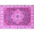 thumbnail image 1 of Ahgly Company Indoor Rectangle Oriental Purple Modern Area Rugs, 8' x 10', 1 of 4
