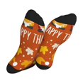 thumbnail image 5 of Rocae Happy Thanksgiving Three Gnomes for Adult Socks Casual Athletic Stretchy Loose Socks for Women Men Non-Slip Middle Tube Socks, 5 of 7