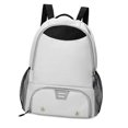 thumbnail image 4 of FVDPWYE Drawstring Basketball Backpack Basketball Carry Bag Organizer Sackpack with Shoe Gray, 4 of 9