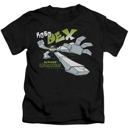 Trevco DEXTER'S LABORATORY ROBO DEX Black Child Unisex T-Shirt