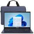 thumbnail image 1 of ASUS 14" FHD Laptop - Intel Pentium N6000, 4GB RAM, 64GB eMMC Storage (Star Black) + Splash Proof Wear Resistant Polyester Fiber Computer Briefcase Laptop Bags for 15.6" Laptops, 1 of 11