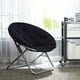 thumbnail image 1 of Silla plegable para uso exterior e interior super cómoda IDEA NUOVA Moon negra, 1 of 8