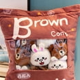 thumbnail image 4 of Cojín de almohada de felpa almohada  juguetes de peluche extraíbles cojín para decoración regalo ANGGREK  Otros, 4 of 5