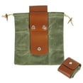 thumbnail image 1 of Foraging Pouch Drawstring Collapsible Small Outdoor Foraging Bag Hunting Pouch, 1 of 10
