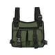 thumbnail image 2 of Riñonera funcional shamjiam de tela Oxford con bolsillos para correr acampar viajar y hacer ejercicio Verde Paquete de equipo de pecho, 2 of 8