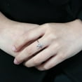 thumbnail image 4 of No Plating Stainless Steel Ring with AAA Grade CZ in Clear for Women Style DA313, 4 of 4