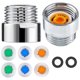 thumbnail image 1 of 8 Pieces Of Shower Flow Reducer Limiter Set Water Restrictor, 1 of 5