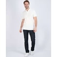 thumbnail image 5 of Real Essentials 3 Pack: Men's Casual Jersey Cotton Short Sleeve Quick Dry Breathable Polo Shirt - (Available in Big & Tall), 5 of 7