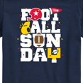 thumbnail image 3 of Instant Message - Football Sunday Icons - Toddler Boys Short Sleeve Graphic T-Shirt, 3 of 6