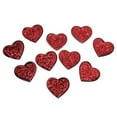 thumbnail image 3 of 10 parches de corazón rojo para coser, de algodón, para planchar, bordados, para vestidos de boda, regalos y bolsas., 3 of 14