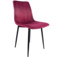 thumbnail image 1 of Silla Comedor Eames Tapizada Rack & Pack  Vino Terciopelo Sala Habitación, 1 of 7