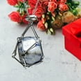 thumbnail image 2 of YOHAVEN Natural Crystal Mesh Pocket Pendant Necklace, Adjustable Chain Cage Jewelry for Gemstones Women Men Birthday Anniversary Holiday Gift, 2 of 4