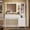 Modern White, variant on Afuhokles Large Makeup Vanity with Lights, Vanity Table with Charging Station Vanity Desk with Mirror and 10 LED Light Bulbs, 5 Drawers, White