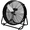 black, variant on Industrial Fan 24 Inch Heavy Duty Drum 3 Speed 8100 CFM Air Circulation High Velocity Fan For Warehouse, Workshop, Factory, Commercial, Residential and Greenhouse Red