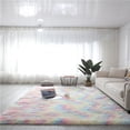 thumbnail image 5 of Bedroom Living Room Non-Slip Fluffy Area Rug Faux Fur Shaggy Floor Mats Carpet Home Decor, 5 of 7