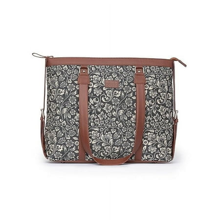 Vegan Leather Women's Office Bag for 15.6 inch Laptop, MacBook