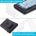 thumbnail image 2 of Belifu - Unidad TENS EMS de 4 canales independientes, 24 modos, 30 niveles de intensidad, masajeador de pulso eléctrico recargable con 10 almohadillas y 5 cables, para terapia de alivio del dolor (neg, 2 of 5