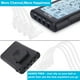 thumbnail image 2 of Belifu - Unidad TENS EMS de 4 canales independientes, 24 modos, 30 niveles de intensidad, masajeador de pulso eléctrico recargable con 10 almohadillas y 5 cables, para terapia de alivio del dolor (neg, 2 of 5