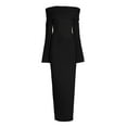 thumbnail image 2 of Women'S Fall Off Shoulder Bodycon Sweater Dress Formal Long Sleeve Elegant Club Party Maxi Dresses, 2 of 7