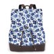 thumbnail image 1 of Easygdp Blue Ink Flowers Mochila de Cuero para Mujeres, Bolso de Hombro, Bolsos de Mano de Moda para Trabajo y Viajes, 1 of 4