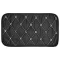 thumbnail image 2 of Armrest Box Mat Armrest Storage Cover Pad Waterproof Dustproof PU Leather Universal Fit with Elastic Band for Car Center Console Protection 11.4x6.7in, 2 of 7