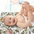 thumbnail image 2 of Sweet Jojo Designs Vintage Floral Pink Yellow and Green Changing Pad Cover Sheet, 2 of 6
