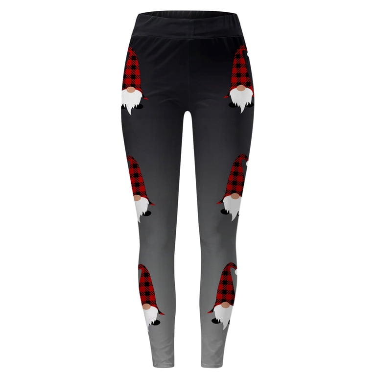 Kedxroy Christmas Leggings for Women Girls High Waist Printed Yoga