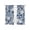 Blue, variant on Navy Blue White Peony Sheer Curtains 63 Inch Length 2 Panels Set, Vintage Floral Blossom Voile Window Treatment Rod Pocket Curtains Sheers Drapes for Bedroom/Living Room/Kitchen 52x"63"x2