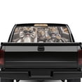 thumbnail image 2 of FUIALDOLG Funny Driving Tigers Truck Rear Window Decal, See through Car Rear Windshield Sunshade Easy Install 66.9 x 22.4 Inches for Most Pickup Trucks, 2 of 8