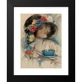 thumbnail image 2 of Harrison Fisher 15x18 Black Modern Framed Museum Art Print Titled - Afternoon Tea (1925), 2 of 5