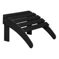 thumbnail image 7 of Portside 4-Piece Adirondack Chair with Matching Ottoman Footrest Set Black, 7 of 7
